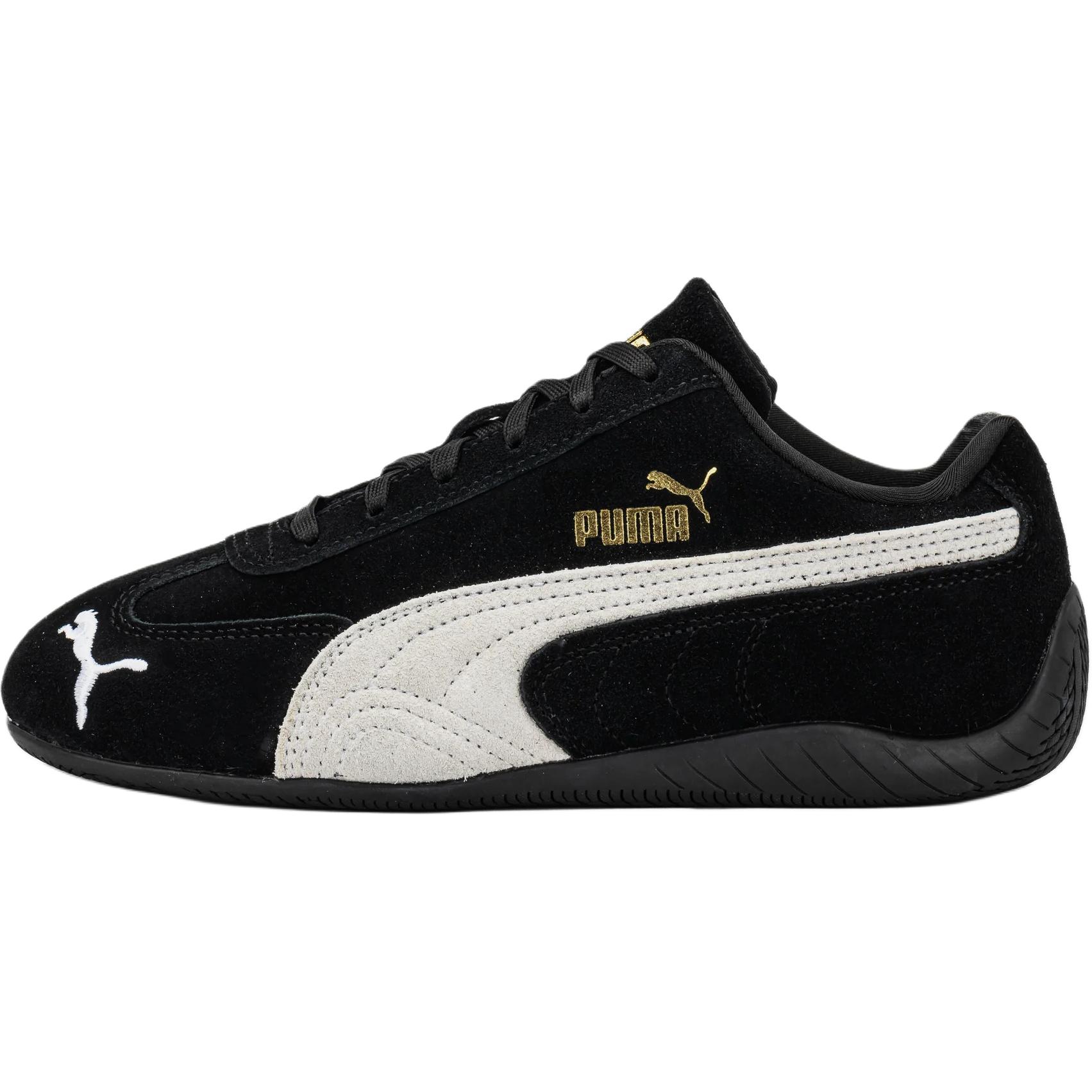 (Youth) (Pre School) PUMA Speedcat OG Black White Retro Low-Top Casual Shoes. 401698-01