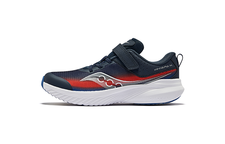 (Youth) (Pre School) Saucony Kinvara 14 Running Shoes Low-Top Lightweight Deep Blue/Red SK267644