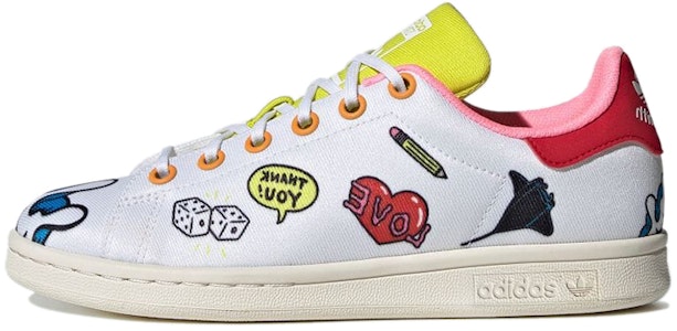 阿迪達斯 Originals StanSmith Primeblue 板鞋 女款 白黃紅 Buy 阿迪達斯 Originals StanSmith Primeblue 板鞋 女款 白黃紅