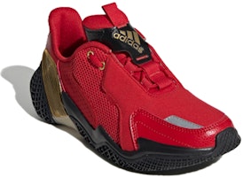 大童 adidas 4UTURE RNR J 低幫拼接休閒跑步鞋 紅黑 Order 大童 adidas 4UTURE RNR J 低幫拼接休閒跑步鞋 紅黑