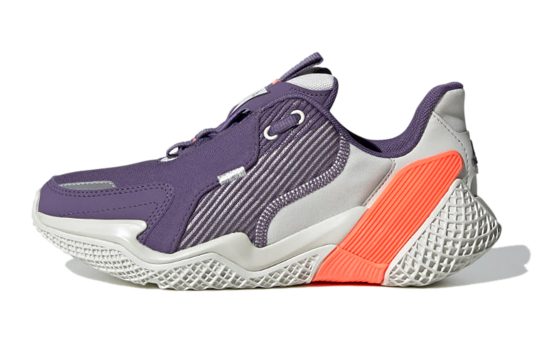 (Youth) adidas 4Uture Runner J 'Purple Gray Orange' EG8336
