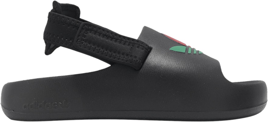 (Youth) adidas adiFOM Adilette Slide J 'Black White Scarlet' JP5522 Buy (Youth) adidas adiFOM Adilette Slide J 'Black White Scarlet' JP5522