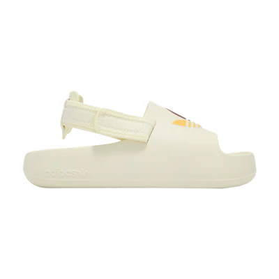 (Youth) adidas adiFOM Adilette Slide J 'Cream Active Purple Scarlet'