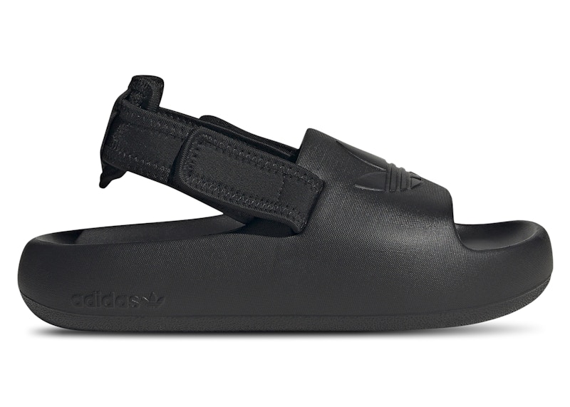 (Youth) adidas adiFOM Adilette Slide J 'Triple Black' IG8166