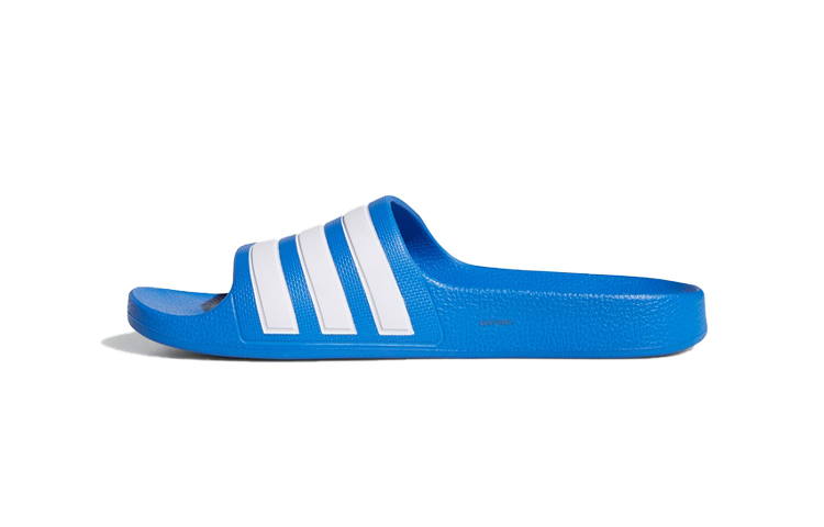 Buy (Youth) adidas Adilette Aqua Slides Blue/White EF1752