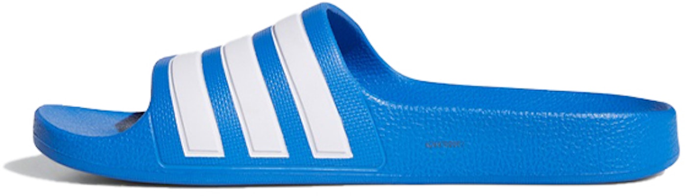 (Youth) adidas Adilette Aqua Slides Blue/White EF1752 Buy (Youth) adidas Adilette Aqua Slides Blue/White EF1752