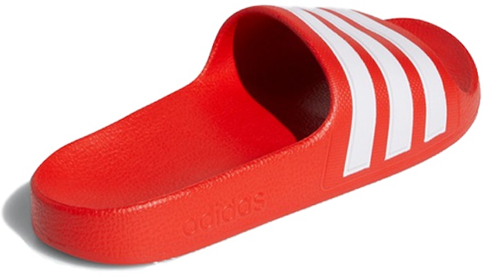(Youth) adidas Adilette Aqua Slides Red/White EF1750 Shop (Youth) adidas Adilette Aqua Slides Red/White EF1750