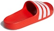 Shop (Youth) adidas Adilette Aqua Slides Red/White EF1750