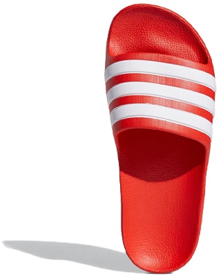(Youth) adidas Adilette Aqua Slides Red/White EF1750 Purchase (Youth) adidas Adilette Aqua Slides Red/White EF1750