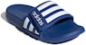 (JR) adidas Adilette Comfort Adjustable K 'Biru Putih' GZ5329