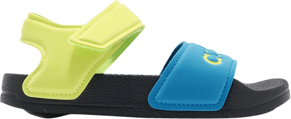 (Youth) adidas Adilette Sandal K 'Solar Yellow Blue' FY8850 Buy (Youth) adidas Adilette Sandal K 'Solar Yellow Blue' FY8850