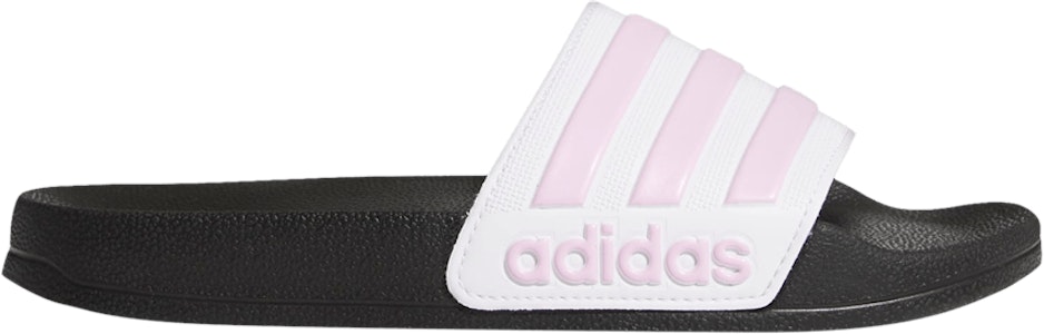 (Youth) adidas Adilette Shower Slide J 'White Clear Lilac' FY8843 Buy (Youth) adidas Adilette Shower Slide J 'White Clear Lilac' FY8843