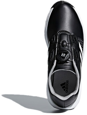 大童 adidas Adipower Boa J 耐磨防滑高爾夫球鞋 黑白 Purchase 大童 adidas Adipower Boa J 耐磨防滑高爾夫球鞋 黑白
