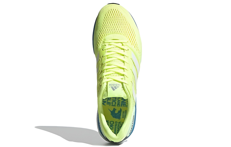 Purchase 愛迪達 Adizero Boston 7 舒適耐磨跑步鞋 螢光黃