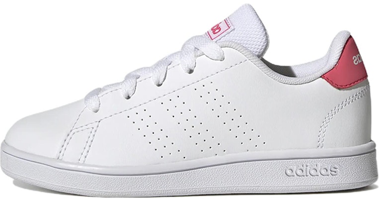 (Youth) adidas Advantage Lifestyle Court Lace Shoes 'White Pink' GY6996 Buy (Youth) adidas Advantage Lifestyle Court Lace Shoes 'White Pink' GY6996