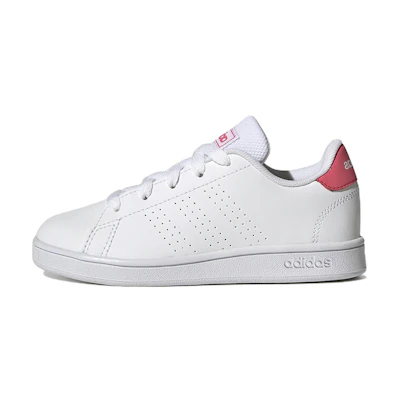 (Youth) adidas Advantage Lifestyle Court Lace Shoes 'White Pink'