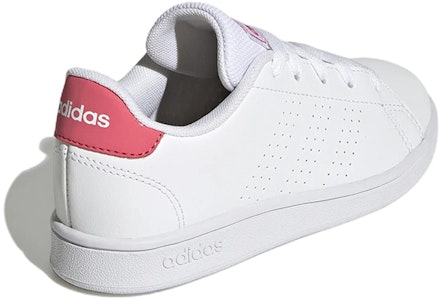 兒童 adidas neo Advantage K 舒適耐磨休閒板鞋 白紅 Shop 兒童 adidas neo Advantage K 舒適耐磨休閒板鞋 白紅