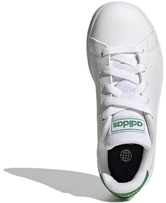 (Youth) adidas Advantage Lifestyle Court Lace Shoes 'White Green' GY6995 Purchase (Youth) adidas Advantage Lifestyle Court Lace Shoes 'White Green' GY6995