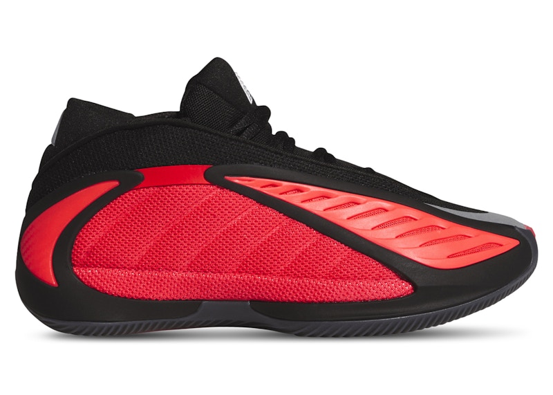 (Youth) adidas AE 2 J 'Black Lucid Red Lemon' JQ2075