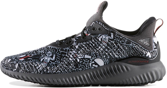 adidas Alphabounce Starwars J 'Hitam Abu-Abu' BW1117 Buy adidas Alphabounce Starwars J 'Hitam Abu-Abu' BW1117