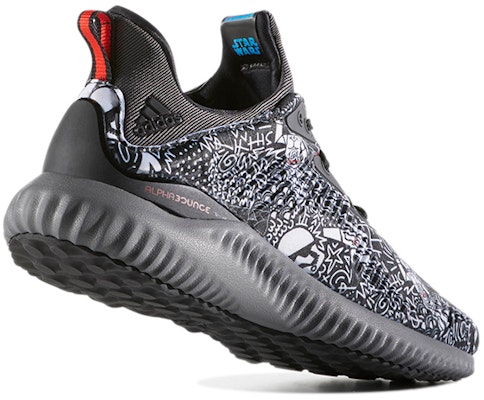 adidas Alphabounce Starwars J 'Hitam Kelabu' BW1117 Shop adidas Alphabounce Starwars J 'Hitam Kelabu' BW1117