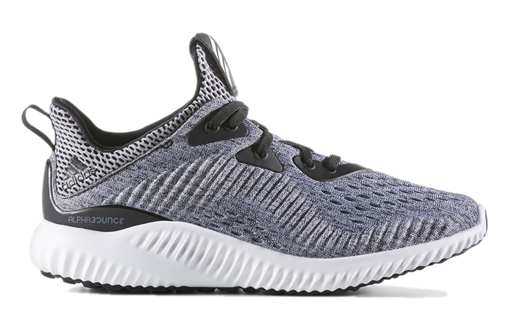 Order (JR) adidas Alphabounce Em 'Gris Blanco Negro' BW0579