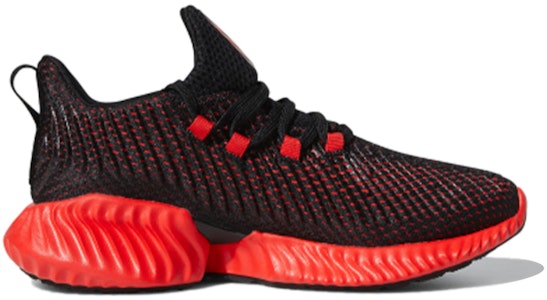 大童 愛迪達 AlphaBounce Instinct J 黑紅 Order 大童 愛迪達 AlphaBounce Instinct J 黑紅