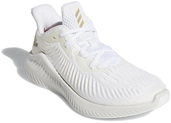 (JR) adidas Alphabounce J ''Weiß Gold'' EF0943 Lookbook (JR) adidas Alphabounce J ''Weiß Gold'' EF0943