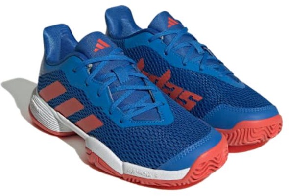 (Youth) adidas Barricade J 'Royal Bright Red' IG9529 Lookbook (Youth) adidas Barricade J 'Royal Bright Red' IG9529