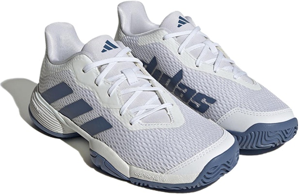 (JR) adidas Barricade J 'Putih Crew Biru' IG9528 Lookbook (JR) adidas Barricade J 'Putih Crew Biru' IG9528