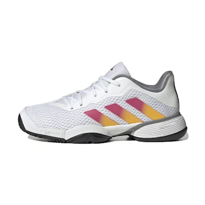(Youth) adidas Barricade J 'White Lucid Fuchsia'