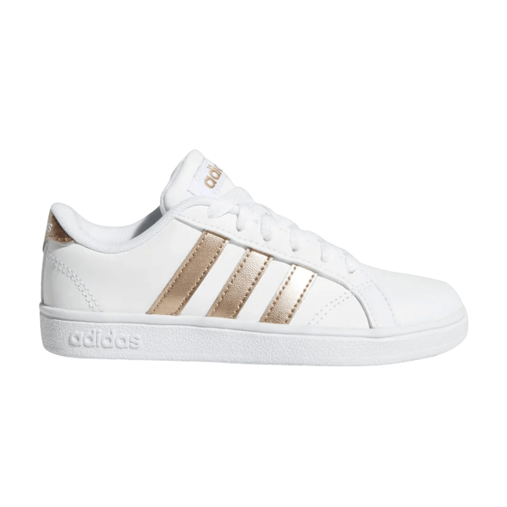 (Youth) adidas Baseline K 'White Copper Metalic' AQ0783