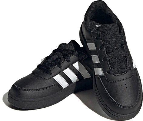 (Youth) adidas Breaknet Lace K 'Black White' HP8961 Lookbook (Youth) adidas Breaknet Lace K 'Black White' HP8961