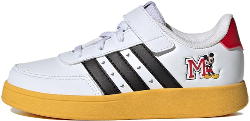 (Youth) adidas Breaknet x Disney 'Mickey Mouse - White Black Gold' IG7163 Buy (Youth) adidas Breaknet x Disney 'Mickey Mouse - White Black Gold' IG7163