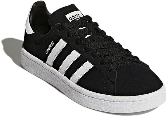 (Youth) adidas Campus J 'Core Black' BY9580 Lookbook (Youth) adidas Campus J 'Core Black' BY9580