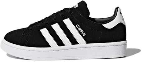 (Youth) adidas Campus K 'Black White' BY9594 (Youth) adidas Campus K 'Black White' BY9594