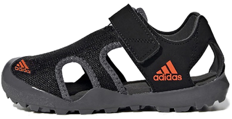 (Youth) adidas Captain Toey K Black Sandals EF2241 Buy (Youth) adidas Captain Toey K Black Sandals EF2241