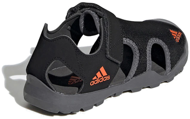 (Youth) adidas Captain Toey K Black Sandals EF2241 Lookbook (Youth) adidas Captain Toey K Black Sandals EF2241