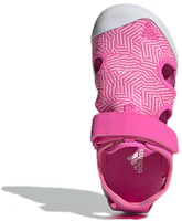 Purchase (Youth) adidas Captain Toey K Pink Red Sandals FZ2235