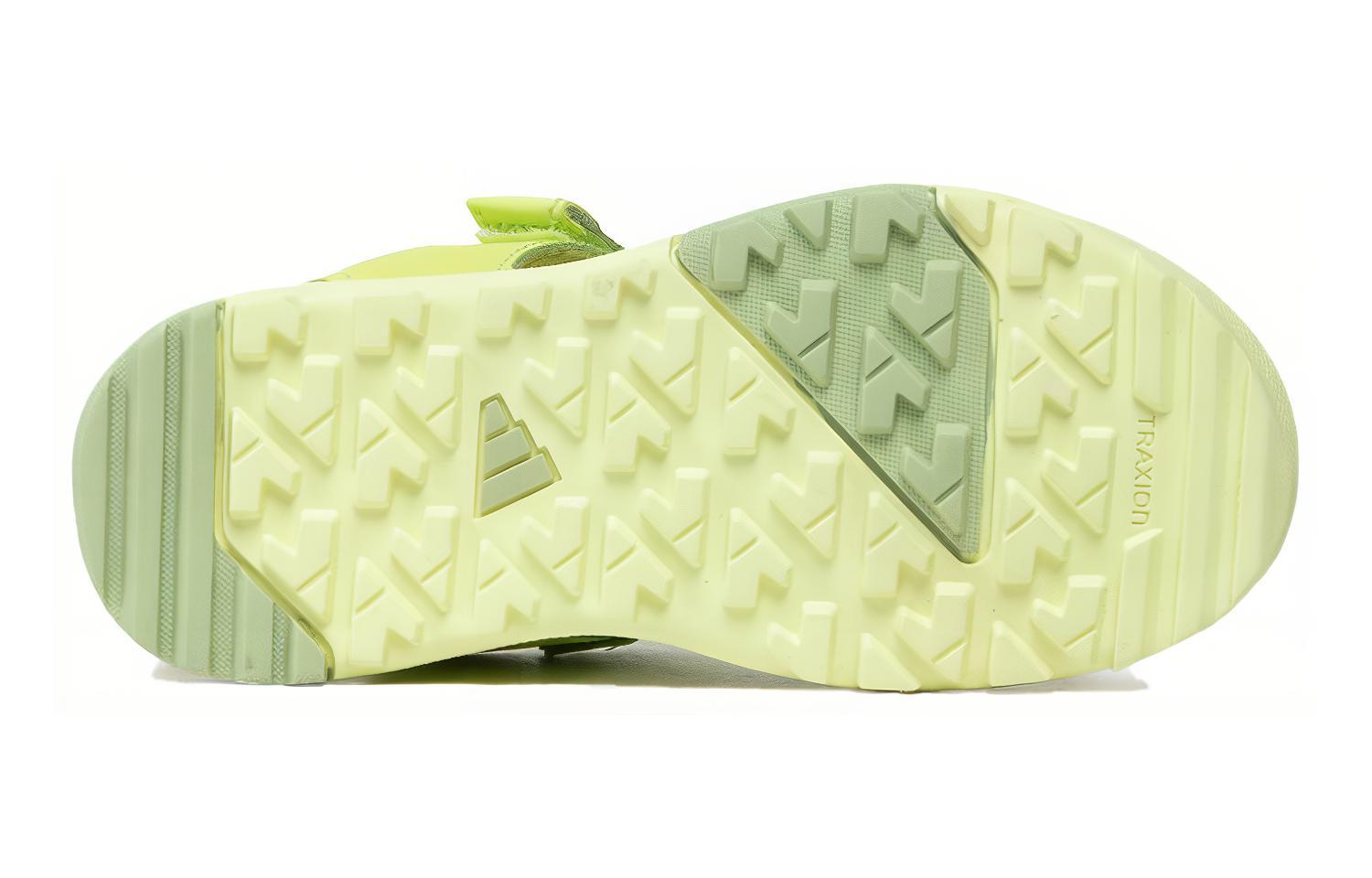 Sizing 兒童 adidas Captain Toey K 戶外運動涼鞋 綠色