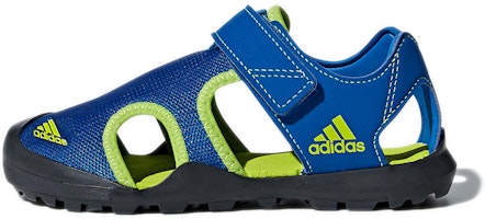 (Youth) adidas Captain Toey K Velcro Outdoor Flat Heel Sports Blue Green Sandals 'Blue Green' CM7639 (Youth) adidas Captain Toey K Velcro Outdoor Flat Heel Sports Blue Green Sandals 'Blue Green' CM7639