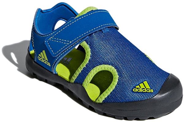 (Youth) adidas Captain Toey K Velcro Outdoor Flat Heel Sports Blue Green Sandals 'Blue Green' CM7639 Lookbook (Youth) adidas Captain Toey K Velcro Outdoor Flat Heel Sports Blue Green Sandals 'Blue Green' CM7639