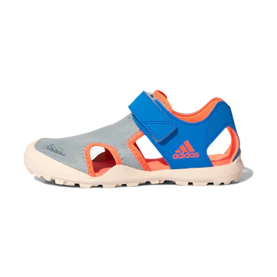 (Youth) adidas Captaintoey K Cozy Breathable Gray Blue Sandals 'Gray Blue'