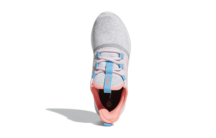 (Youth) adidas Cloudfoam Pure Slip-On J 'White Acid Red' 圖 5