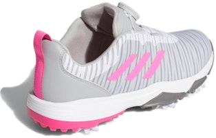 兒童 adidas Codechaos Boa Golf K 耐磨防滑 低筒高爾夫球鞋 灰粉色 Shop 兒童 adidas Codechaos Boa Golf K 耐磨防滑 低筒高爾夫球鞋 灰粉色
