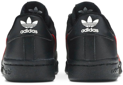 (JR) アディダス コンチネンタル 80 J 黒/緋色 F99786 Details for (JR) アディダス コンチネンタル 80 J 黒/緋色 F99786