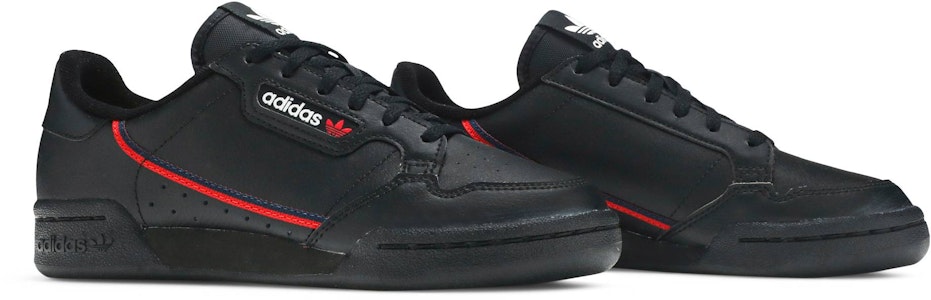 (JR) アディダス コンチネンタル 80 J 黒/緋色 F99786 Cheap (JR) アディダス コンチネンタル 80 J 黒/緋色 F99786