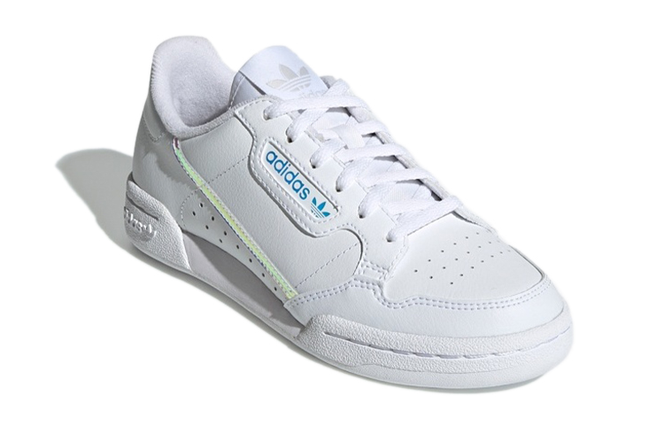 Lookbook (JR) 阿迪达斯Continental 80 J '白色虹彩' EE6471