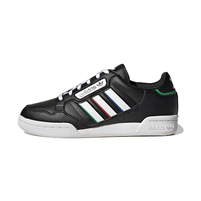 (Youth) adidas Continental 80 Stripes J 'Black White Vivid Red'
