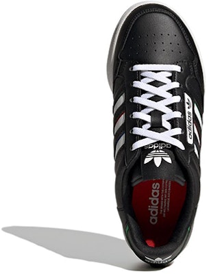 (JR) adidas Continental 80 Stripes J 'Hitam Putih Merah Vivid' GW6643 Purchase (JR) adidas Continental 80 Stripes J 'Hitam Putih Merah Vivid' GW6643